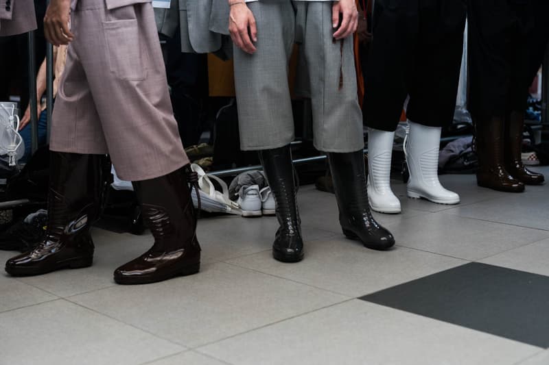 Raf Simons 2018 Spring Summer Runway Show Backstage New York Fashion Week Men's