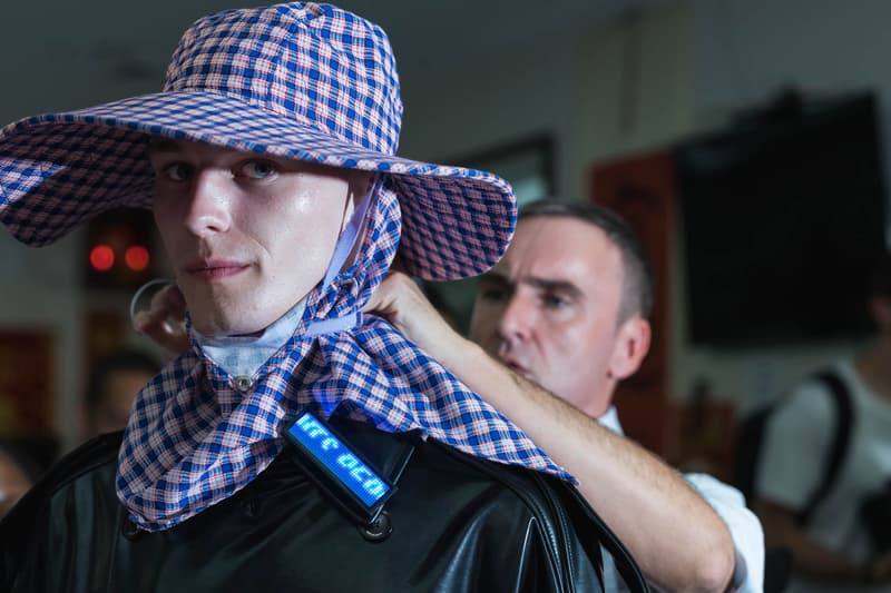 Raf Simons 2018 Spring Summer Runway Show Backstage New York Fashion Week Men's