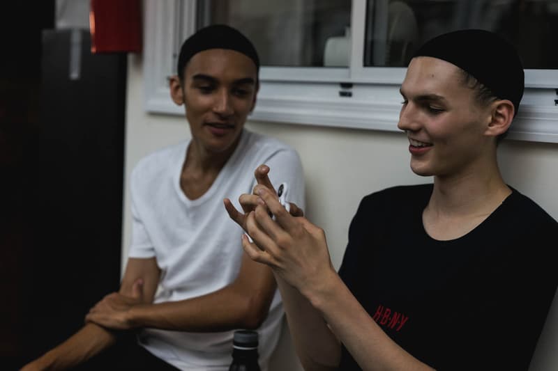 Raf Simons 2018 Spring Summer Runway Show Backstage New York Fashion Week Men's