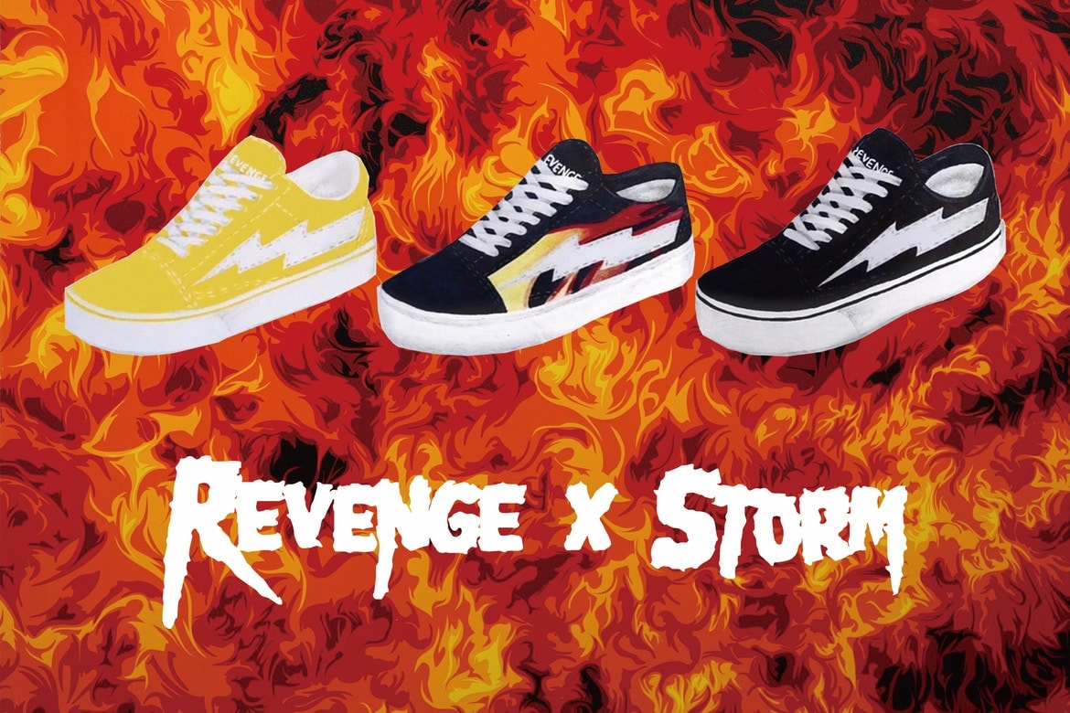 Revenge x Storm Tokyo Pop Up Shop Ian Connor Shoes Sneakers Footwear Vans 2017