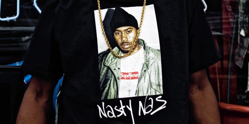 supreme t shirt nas