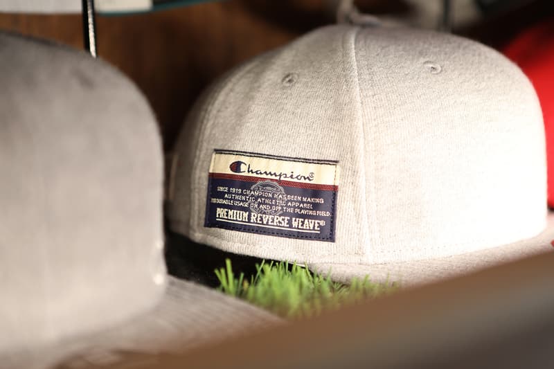 SERIES by Bodega Repurposed Brian Procell Champion Reverse Weave Fleece Caps Hats 2017 July Release Date Info