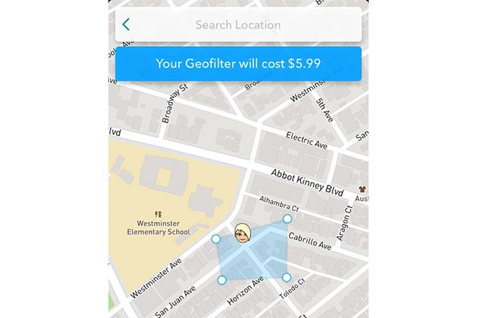 Snapchat's Latest Update Lets You Design Custom Geofilters From Your Phone