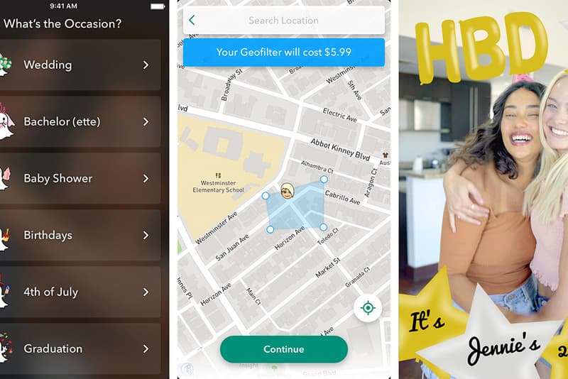 Snapchat Geofilter On-Demand