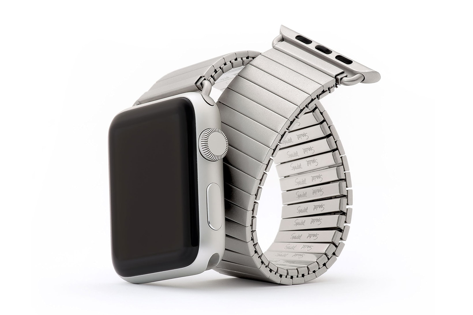 Speidel Twist O Flex Bracelet Apple Watch 2 Smartwatch band stainless steel silver metal