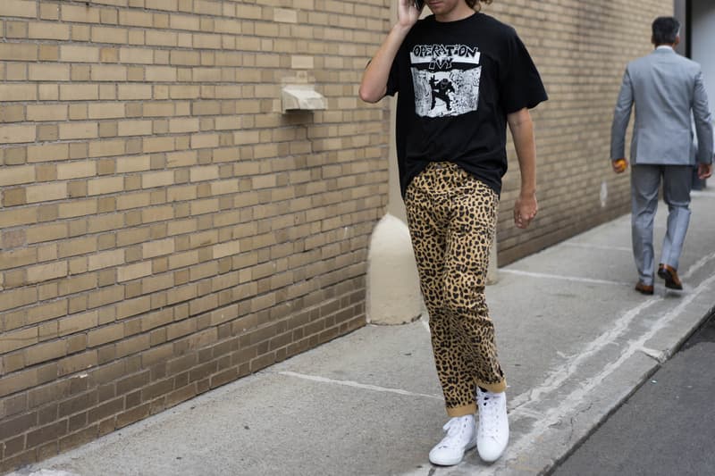 Streetsnaps New York Fashion Week: Men's Street Style Day 3 Off White Louis Vuitton Nike Gucci