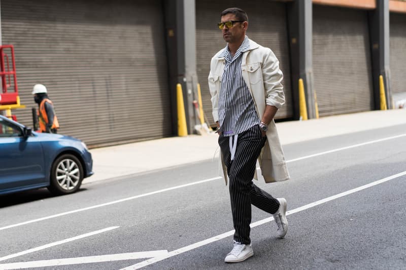 Streetsnaps New York Fashion Week: Men's Street Style Day 3 Off White Louis Vuitton Nike Gucci