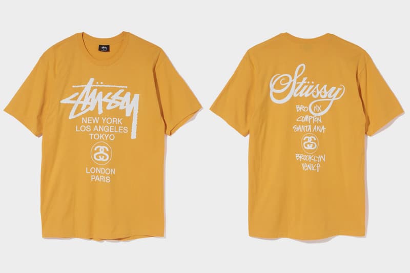 Stussy World Tour T-Shirts