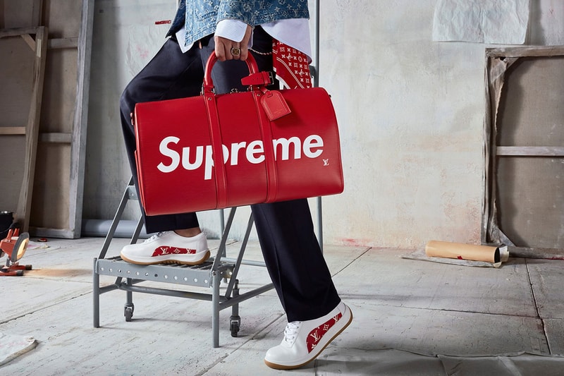 Supreme Louis Vuitton New York City NYC Pop-Up Box Logo Monogram