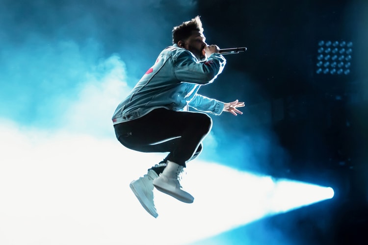 The Weeknd Teases His Collaborative PUMA Parallels While on Stage in Concert