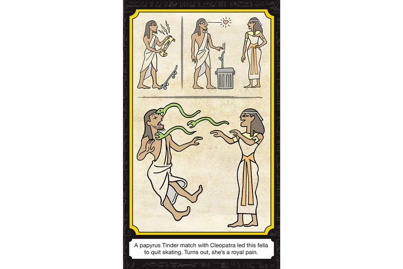 Thrasher Skateboard Hieroglyphics Ancient Egypt Skateboarding Culture James Callahan Art Artwork Comics