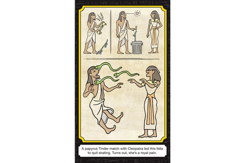 Thrasher Skateboard Hieroglyphics Ancient Egypt Skateboarding Culture James Callahan Art Artwork Comics