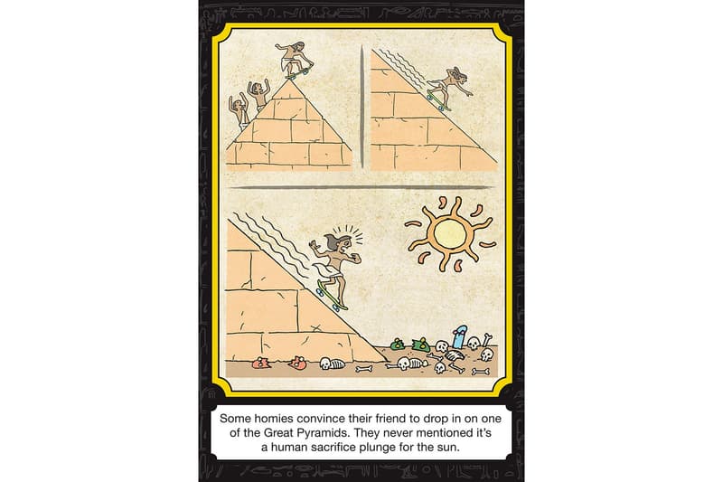 Thrasher Skateboard Hieroglyphics Ancient Egypt Skateboarding Culture James Callahan Art Artwork Comics