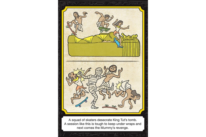 Thrasher Skateboard Hieroglyphics Ancient Egypt Skateboarding Culture James Callahan Art Artwork Comics