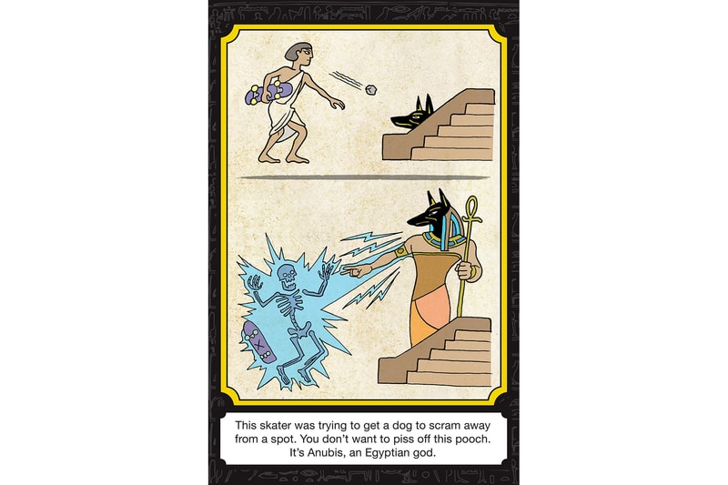 Thrasher Skateboard Hieroglyphics Ancient Egypt Skateboarding Culture James Callahan Art Artwork Comics