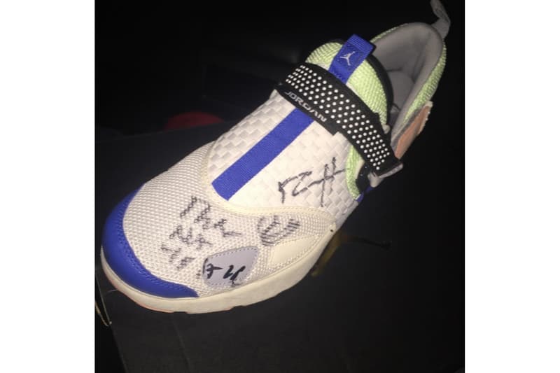 Travis Scott Signed Jordan Trunner Damn Tour Hypebeast