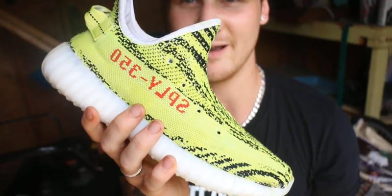 yeezy knit runner yellow