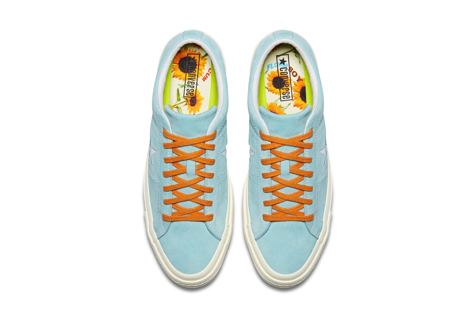 Tyler the Creator Converse One Star Clearwater White