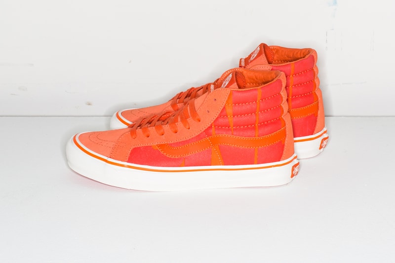 UNDEFEATED Vans Sk8 Hi OG LX Safety Orange Desert Khaki Dodger Blue Jet Black