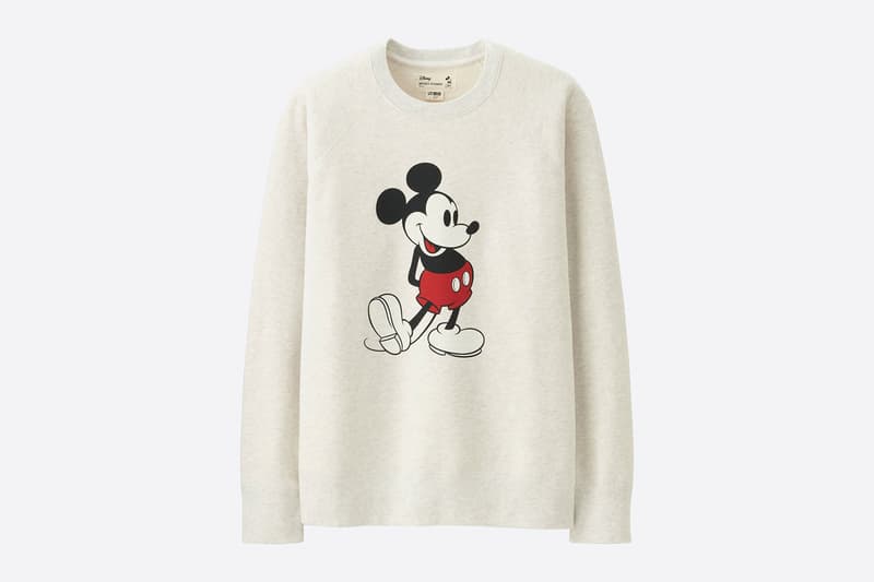 Disney Uniqlo 2017 Collection Mickey Mouse Crewnecks