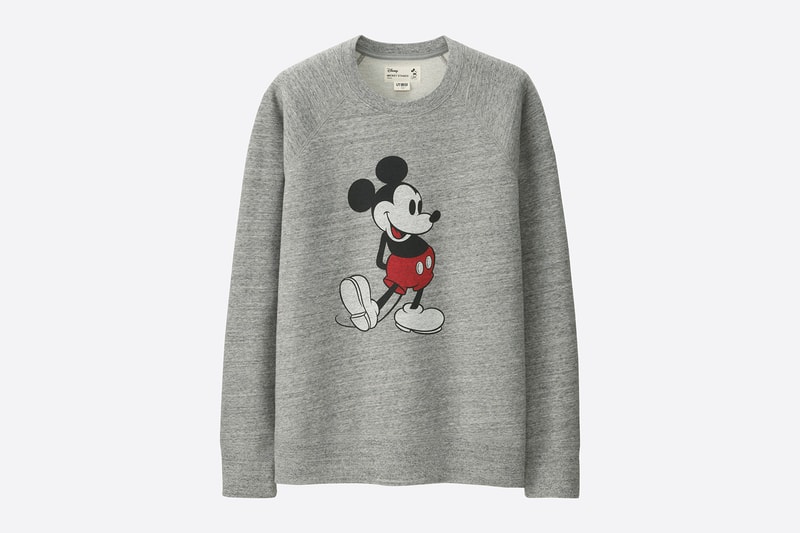 Disney Uniqlo 2017 Collection Mickey Mouse Crewnecks