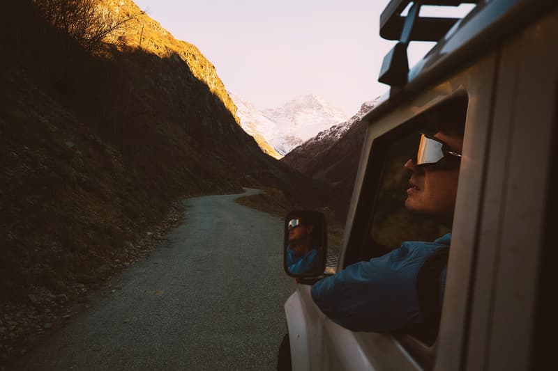 VSCO x Oakley Prizm Road Lens driving on the road