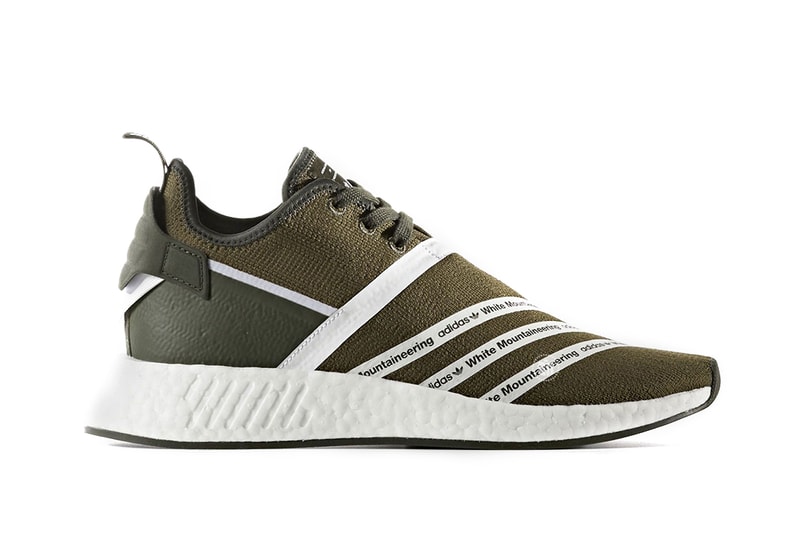 White Mountaineering adidas NMD R2 Second Collaboration Black Olive
