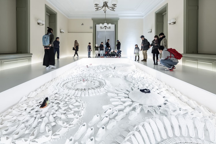 Wonderwall Built a Garden Entirely out of Sneakers for Nike Air Max's 30th Anniversary