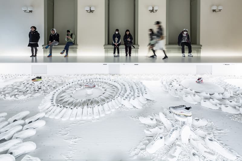 Masamichi Katayama Wonderwall Nike Air Max Genealogy Design Installation Artwork Sneakers Footwear