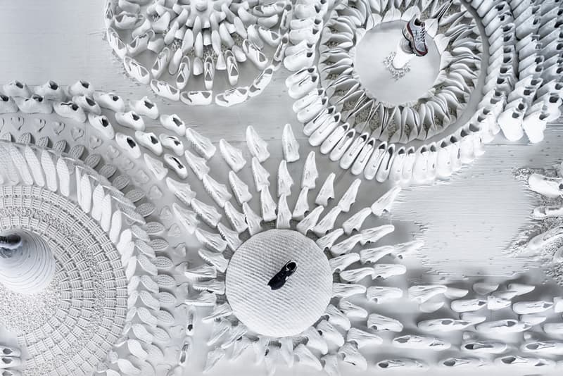 Masamichi Katayama Wonderwall Nike Air Max Genealogy Design Installation Artwork Sneakers Footwear