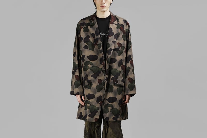 Up Your Winter Wardrobe With This Yohji Yamamoto Reversible Patterned Overcoat