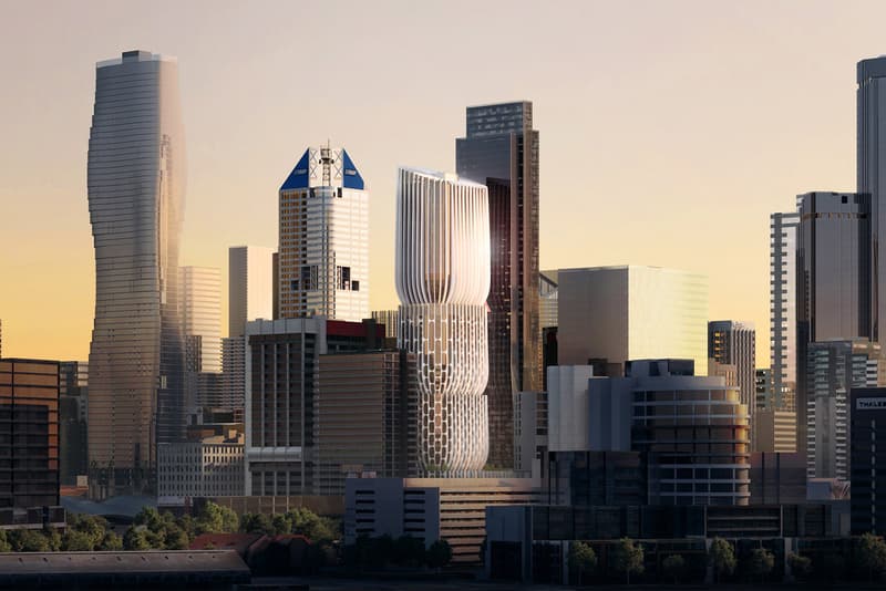 Zaha Hadid Architects Stacked Vases Hotel Tower Melbourne Mandarin Oriental