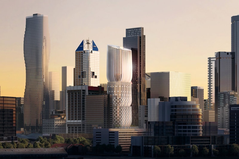 Zaha Hadid Architects Stacked Vases Hotel Tower Melbourne Mandarin Oriental