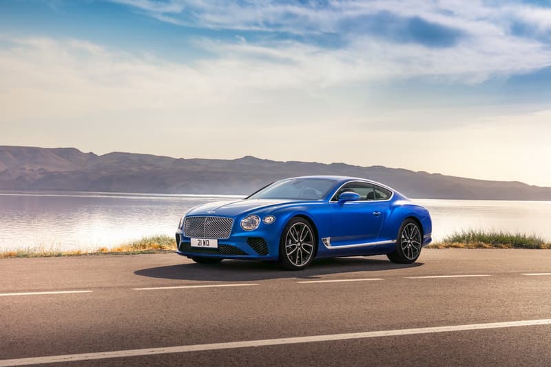 2019 Bentley Continental GT Blue Luxury Car Coupe Sports Car High End