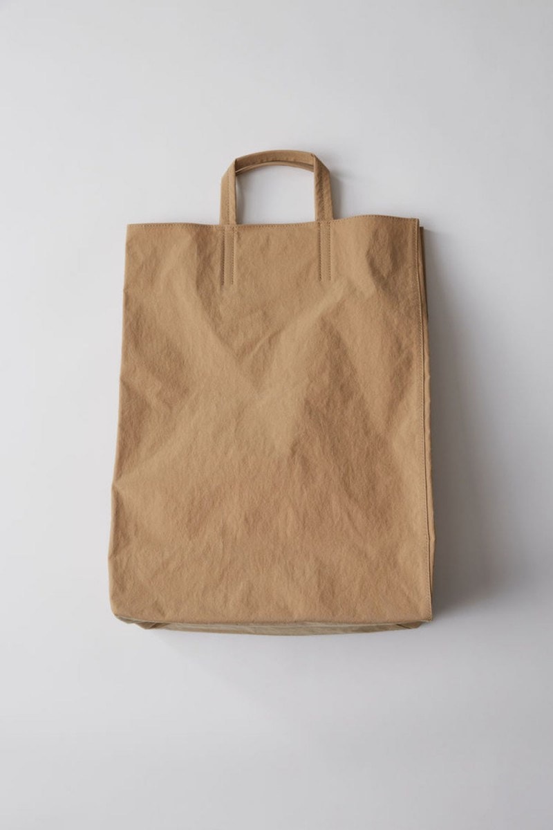Acne Studios Baker Bag Brown Pink Paper Grocery Bag Accessories