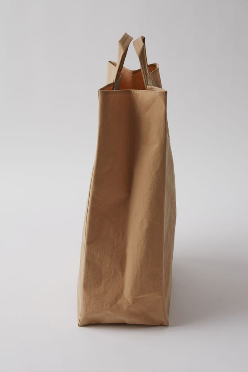 Acne Studios Baker Bag Brown Pink Paper Grocery Bag Accessories