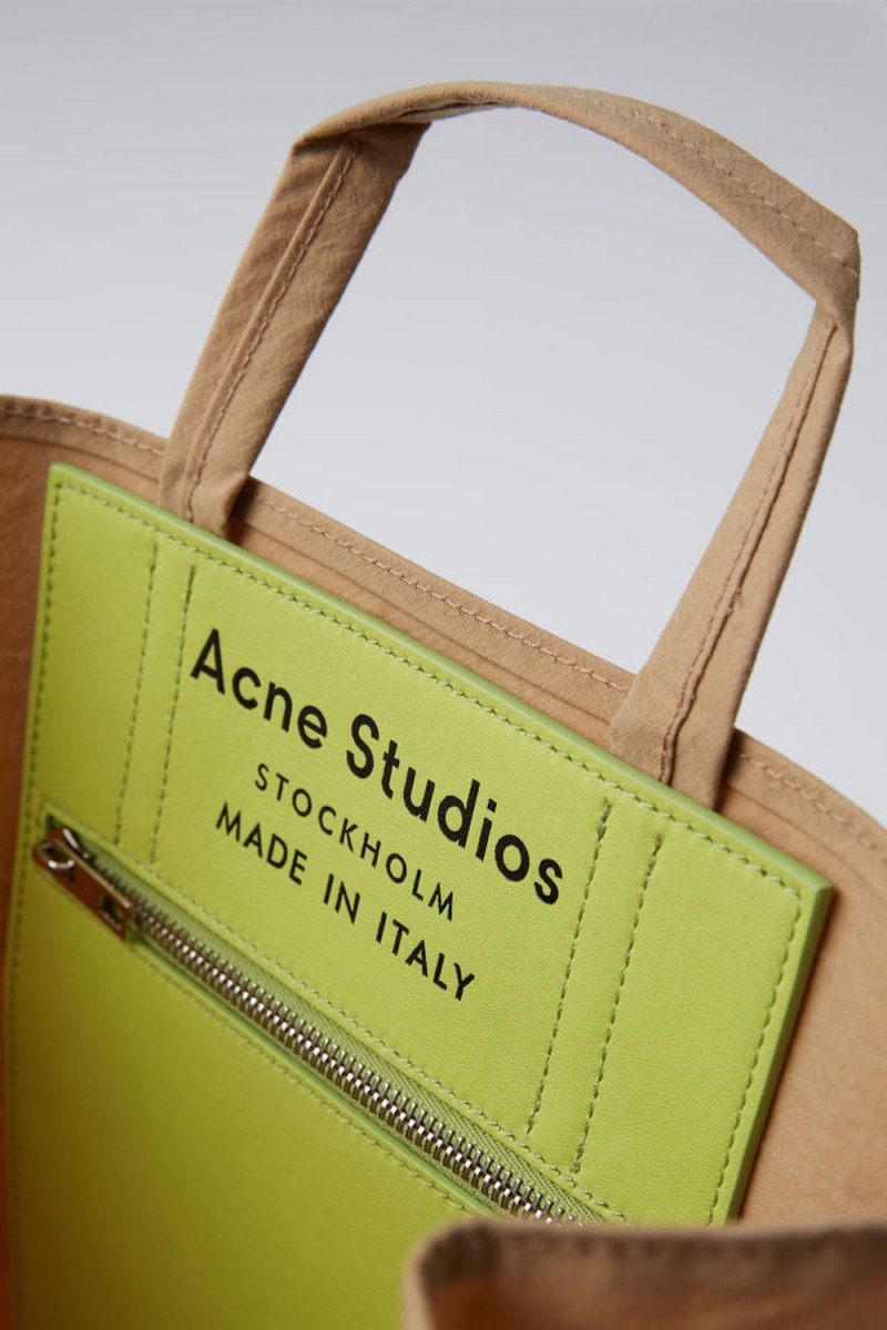 Acne Studios Baker Bag Brown Pink Paper Grocery Bag Accessories