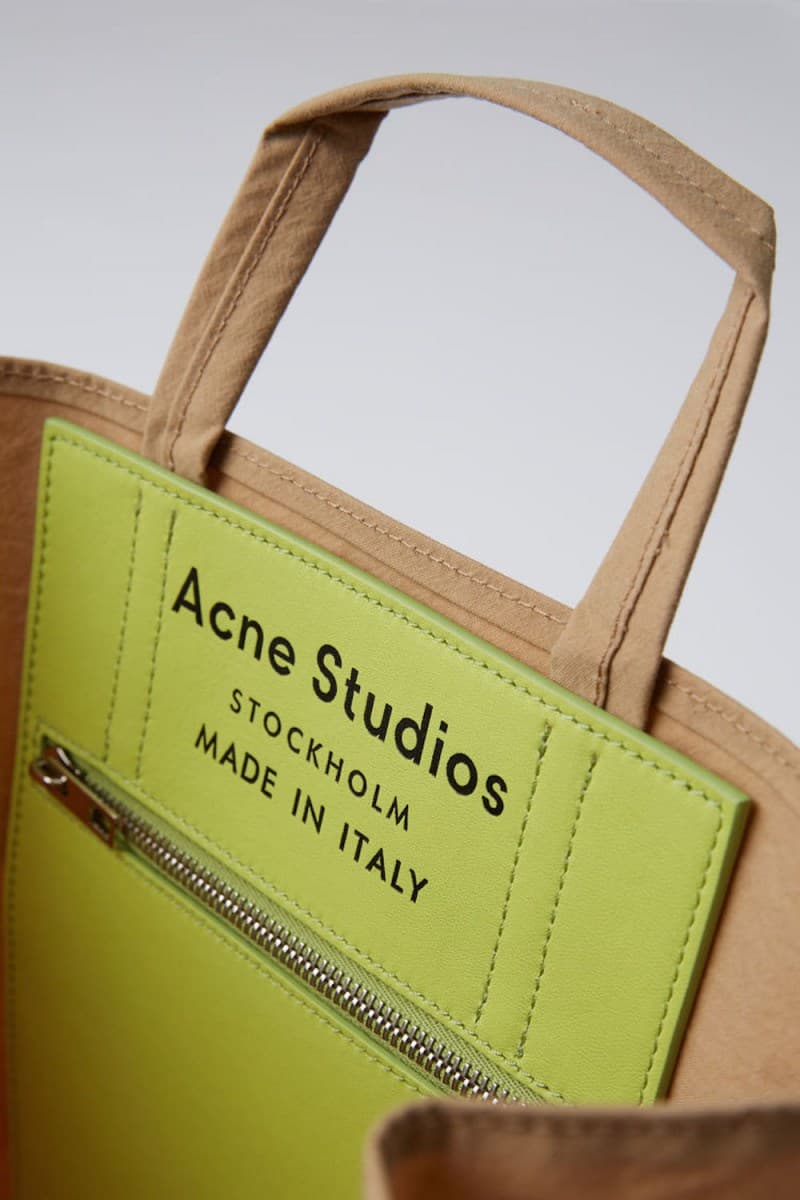 Acne Studios Baker Bag Brown Pink Paper Grocery Bag Accessories
