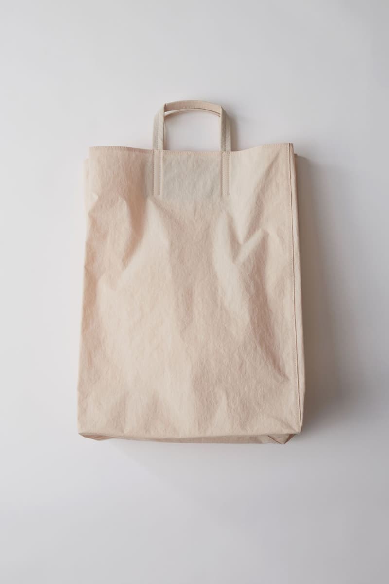 Acne Studios Baker Bag Brown Pink Paper Grocery Bag Accessories