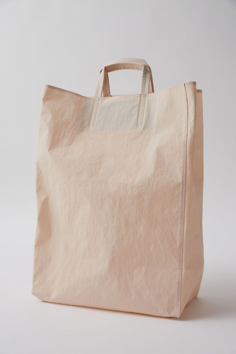 Acne Studios Baker Bag Brown Pink Paper Grocery Bag Accessories