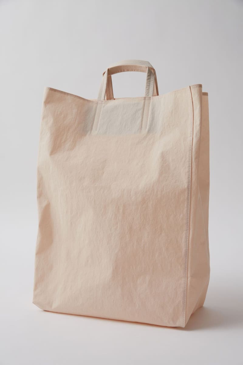 Acne Studios Baker Bag Brown Pink Paper Grocery Bag Accessories