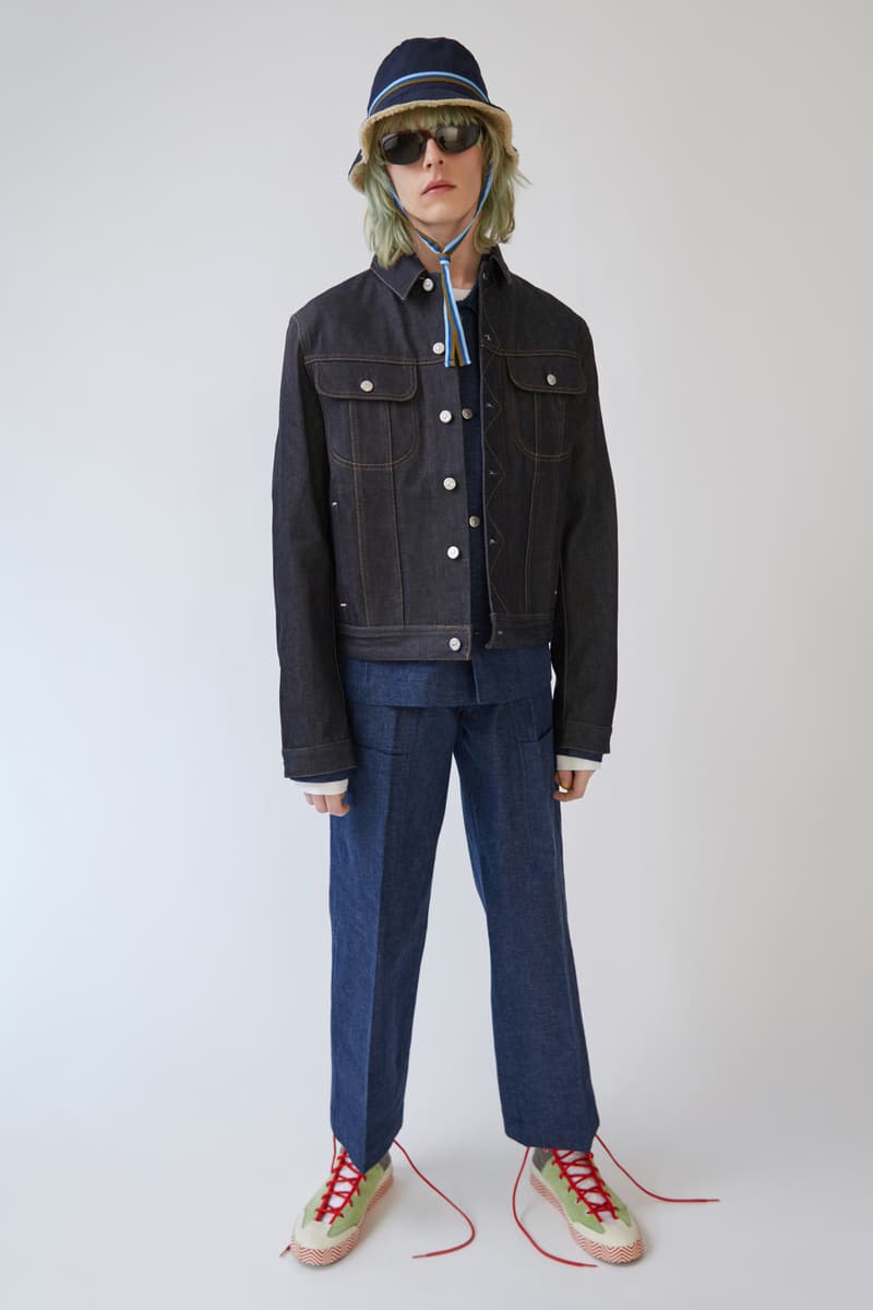 Acne Studios Blå Konst Denim Line Second Season