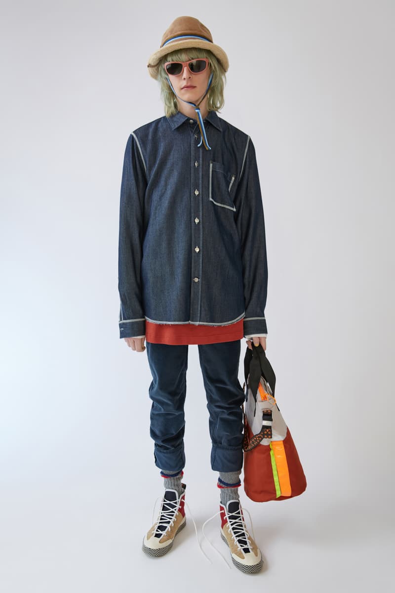 Acne Studios Blå Konst Denim Line Second Season