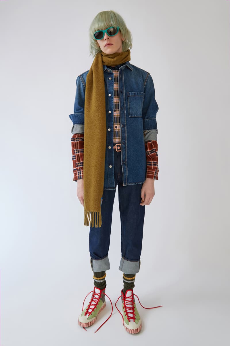 Acne Studios Blå Konst Denim Line Second Season