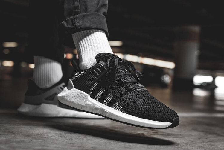 The adidas EQT Support 93/17 Gets a "Core Black" Remake