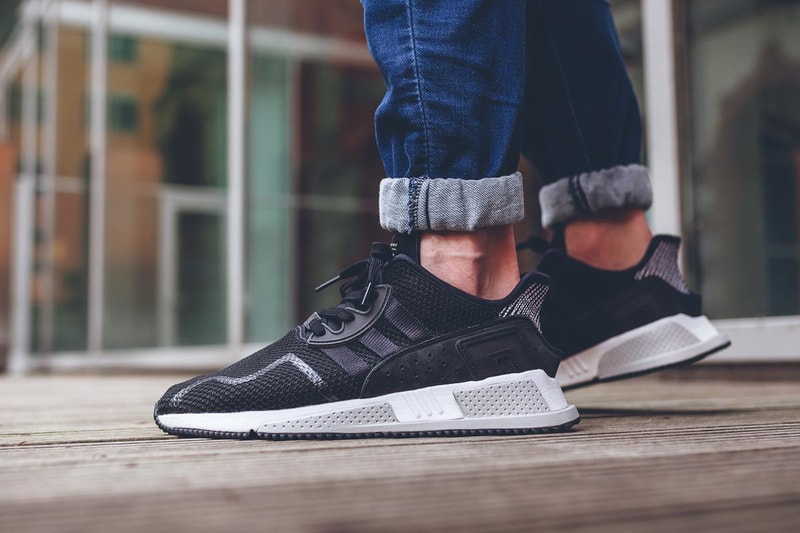 adidas EQT Cushion ADV Core Black Colorway White Foam Sole Sneakers