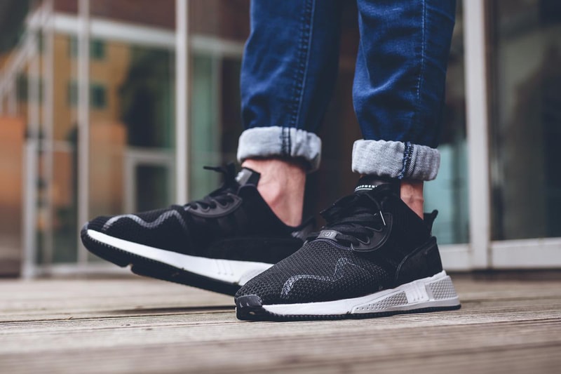 adidas EQT Cushion ADV Core Black Colorway White Foam Sole Sneakers