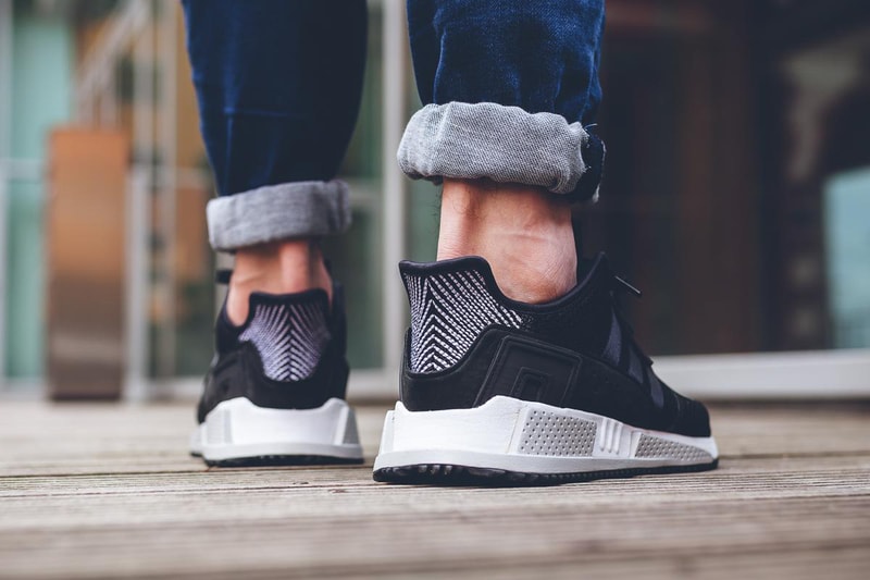 adidas EQT Cushion ADV Core Black Colorway White Foam Sole Sneakers