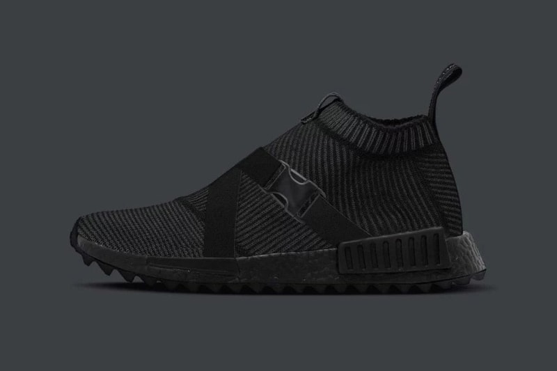 adidas NMD CS1 The Good Will Out Triple Black Strap Sneakers