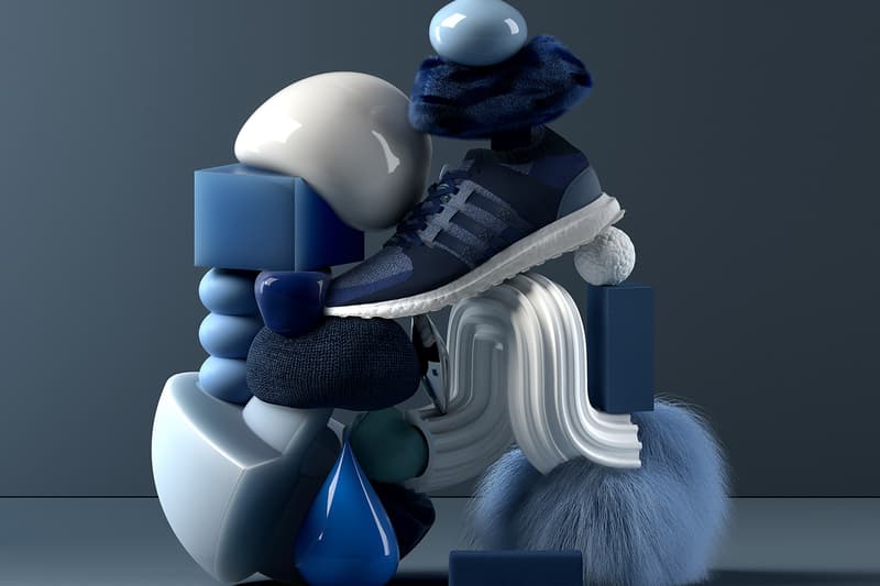 adidas Originals EQT Materials Pack Sneakersnstuff Dark Blue White boost support primeknit shapes
